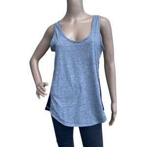 Shape Activewear Women Gray Black Cutout Sleeveless Pullover Tank Top Size S